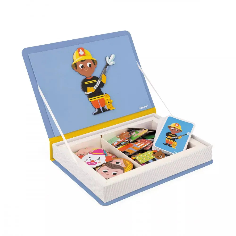 Kid's Magnet book Professions 3Y+ Janod