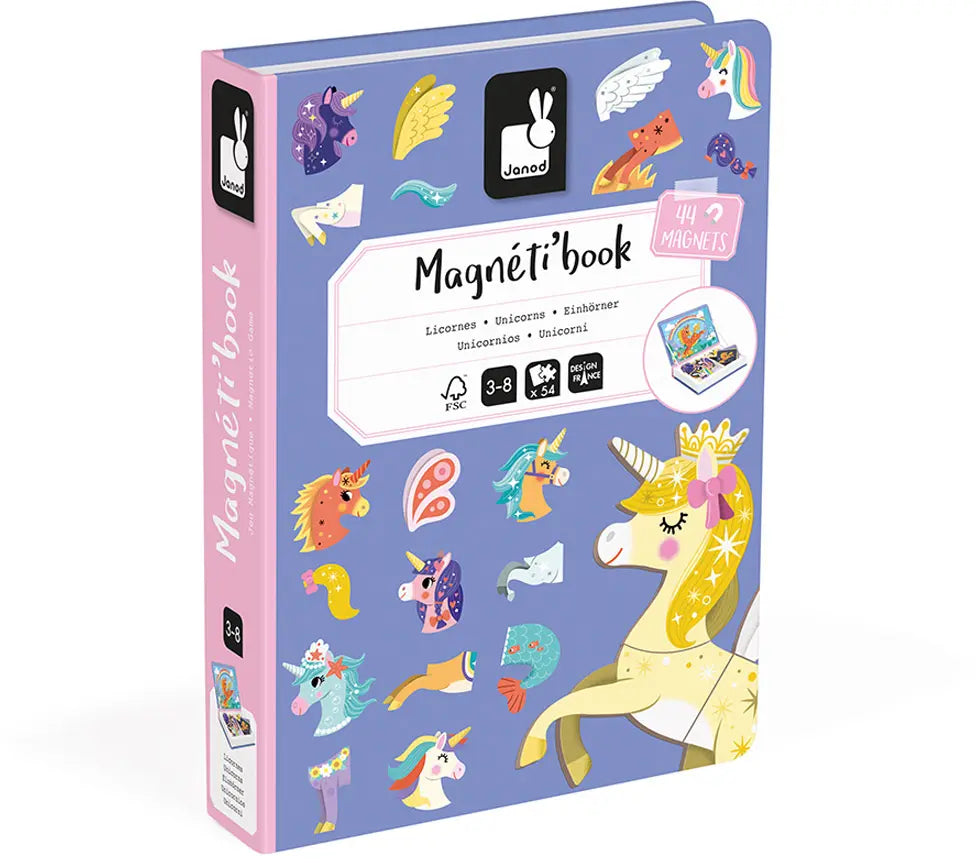 Μαγνητικό βιβλίο Μονόκεροι 3+ Janod