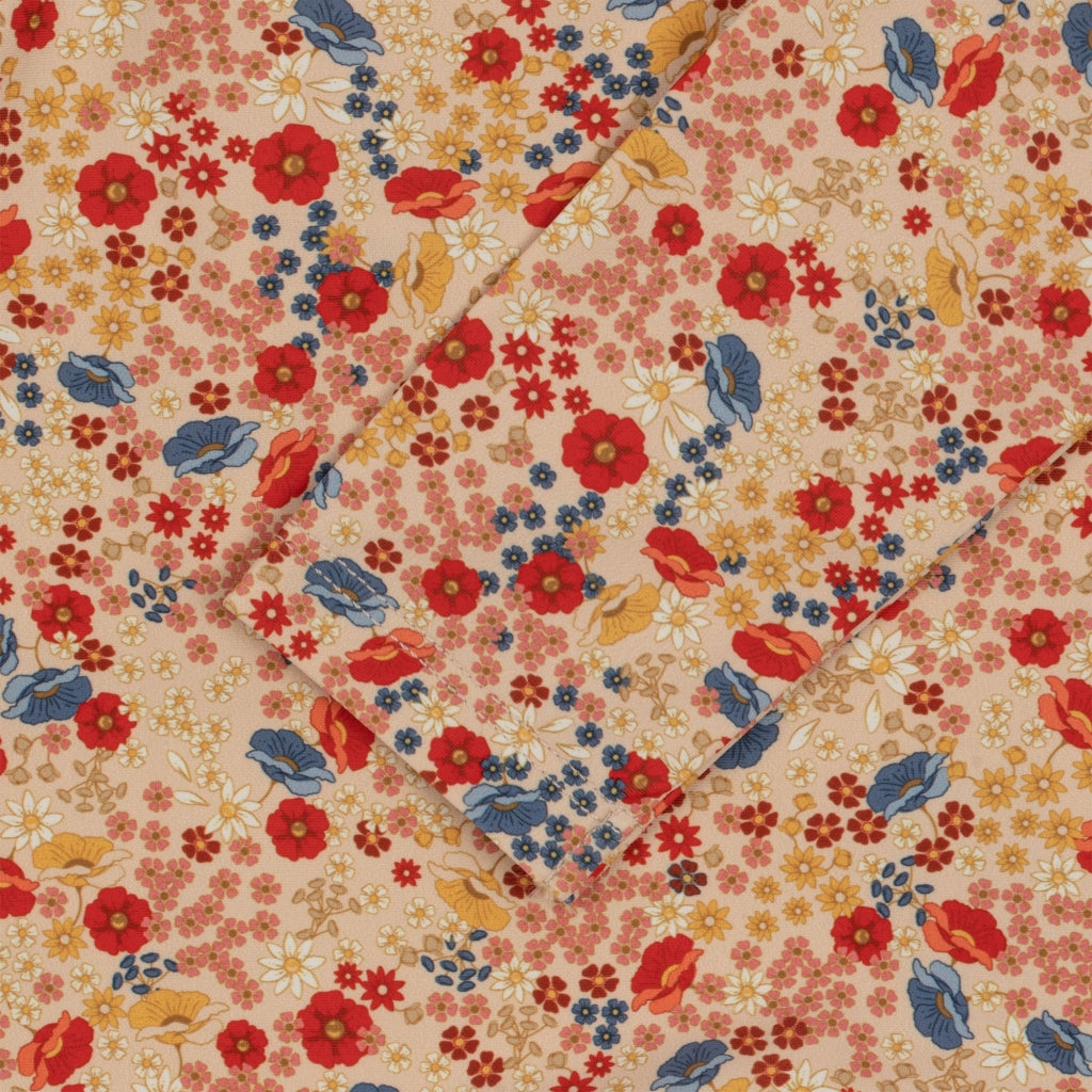 Παιδικό μακρυμάνικο φλοραλ ολόσωμο μαγιό Villetta 6M-10Y Konges Slojd