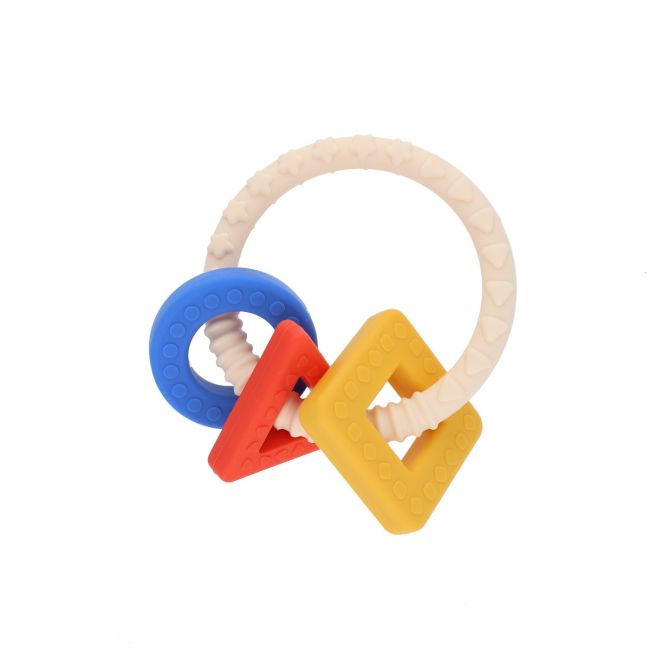 Μασητικό σιλικόνης για μωρά με σχήματα από 0+ μηνών