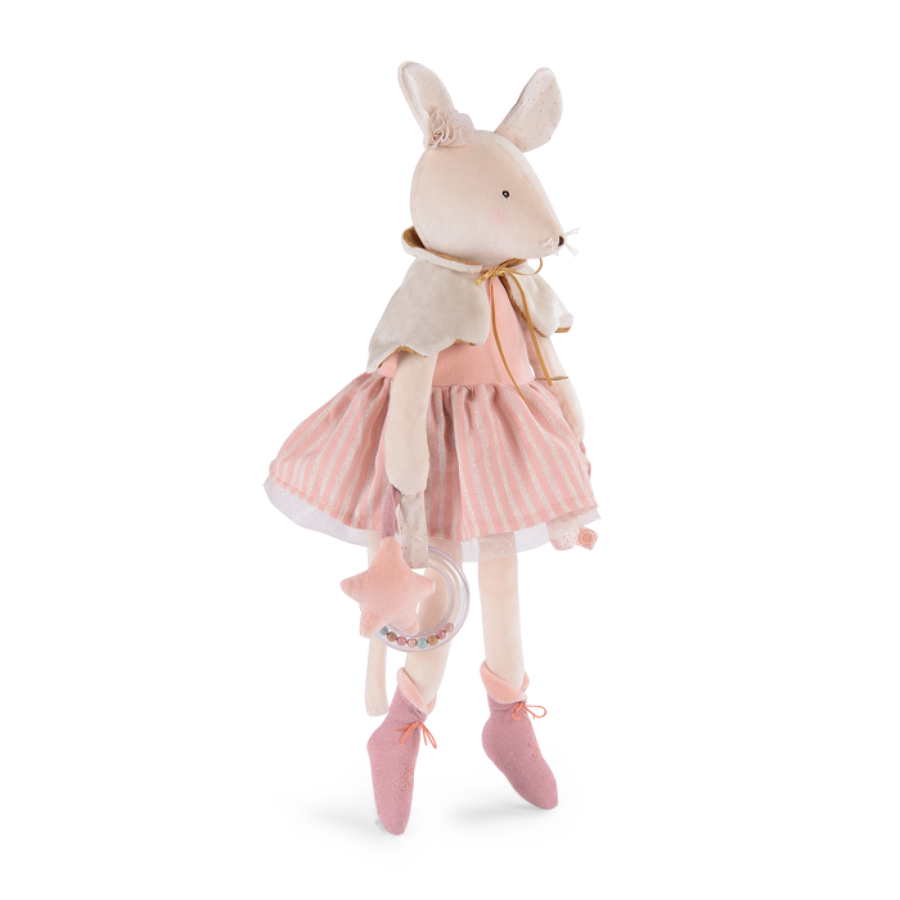 Large Plush Activity Mouse for Newborns