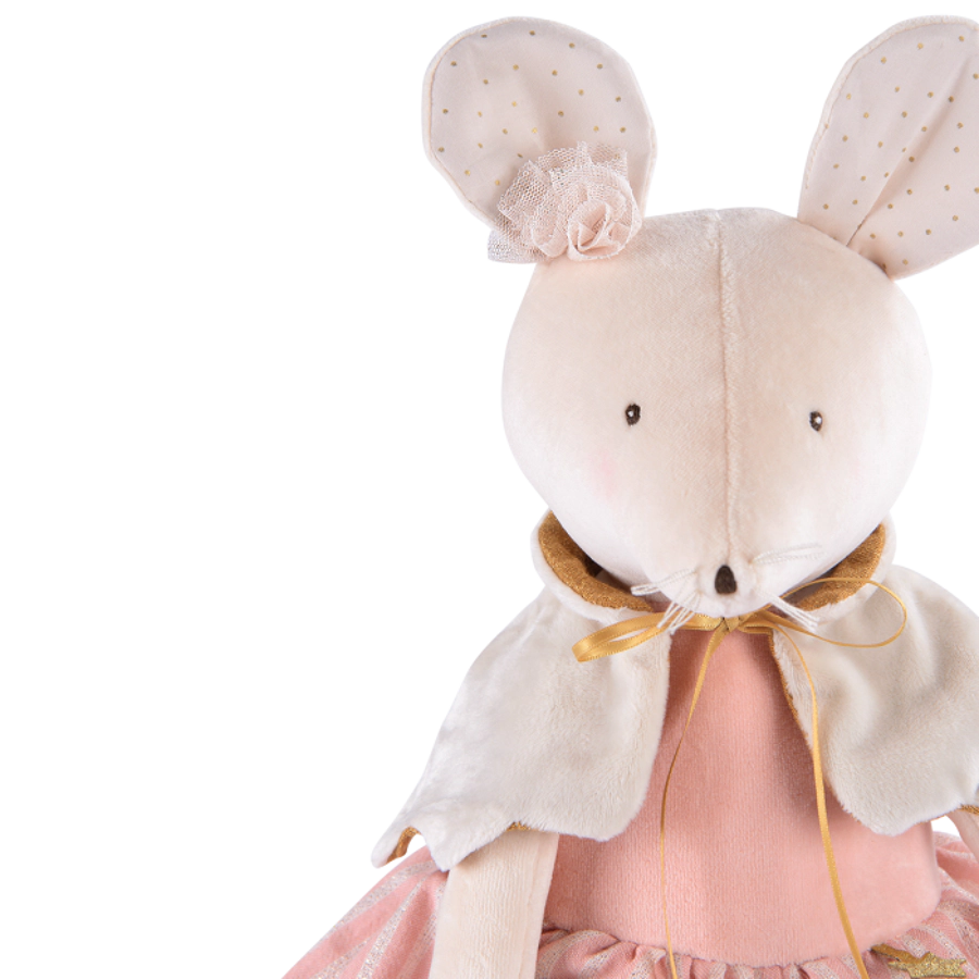 Large Plush Activity Mouse for Newborns