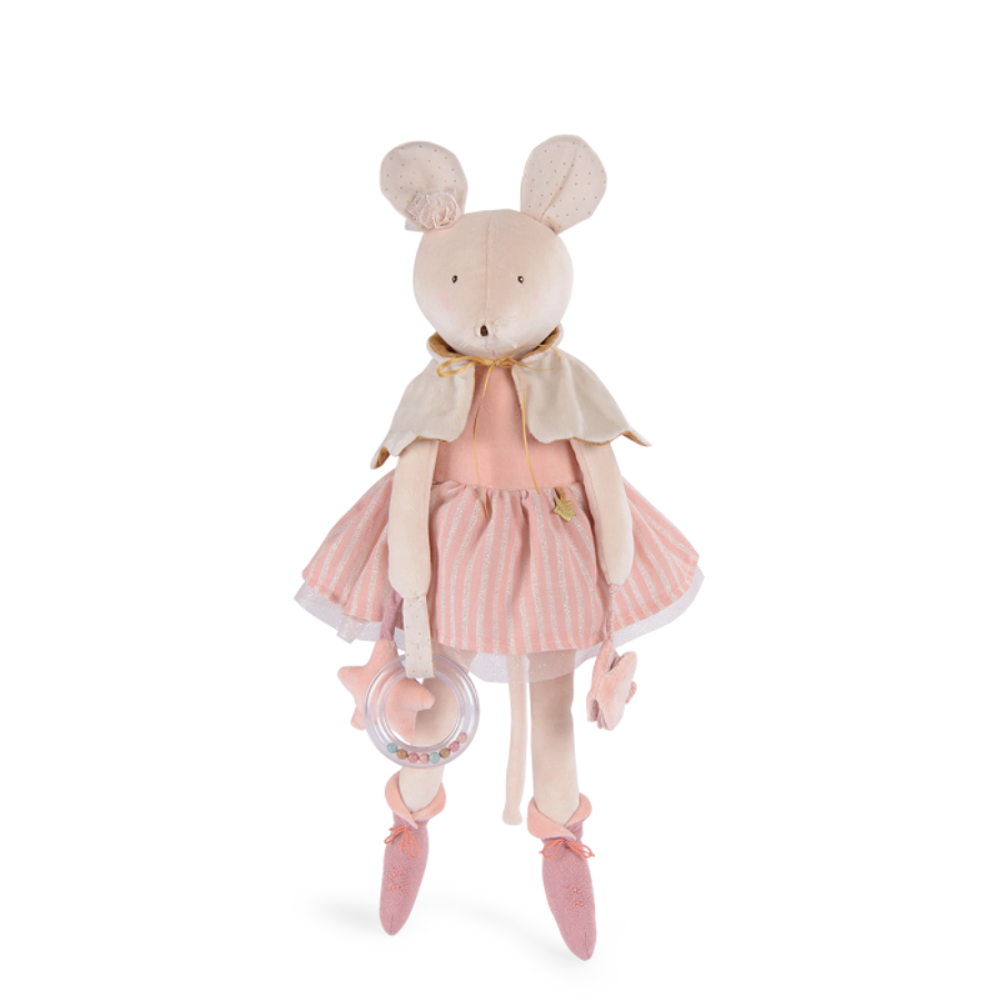 Large Plush Activity Mouse for Newborns