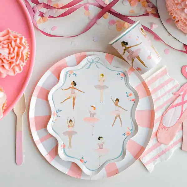 Meri Meri Ballerina paper Plates (x8)