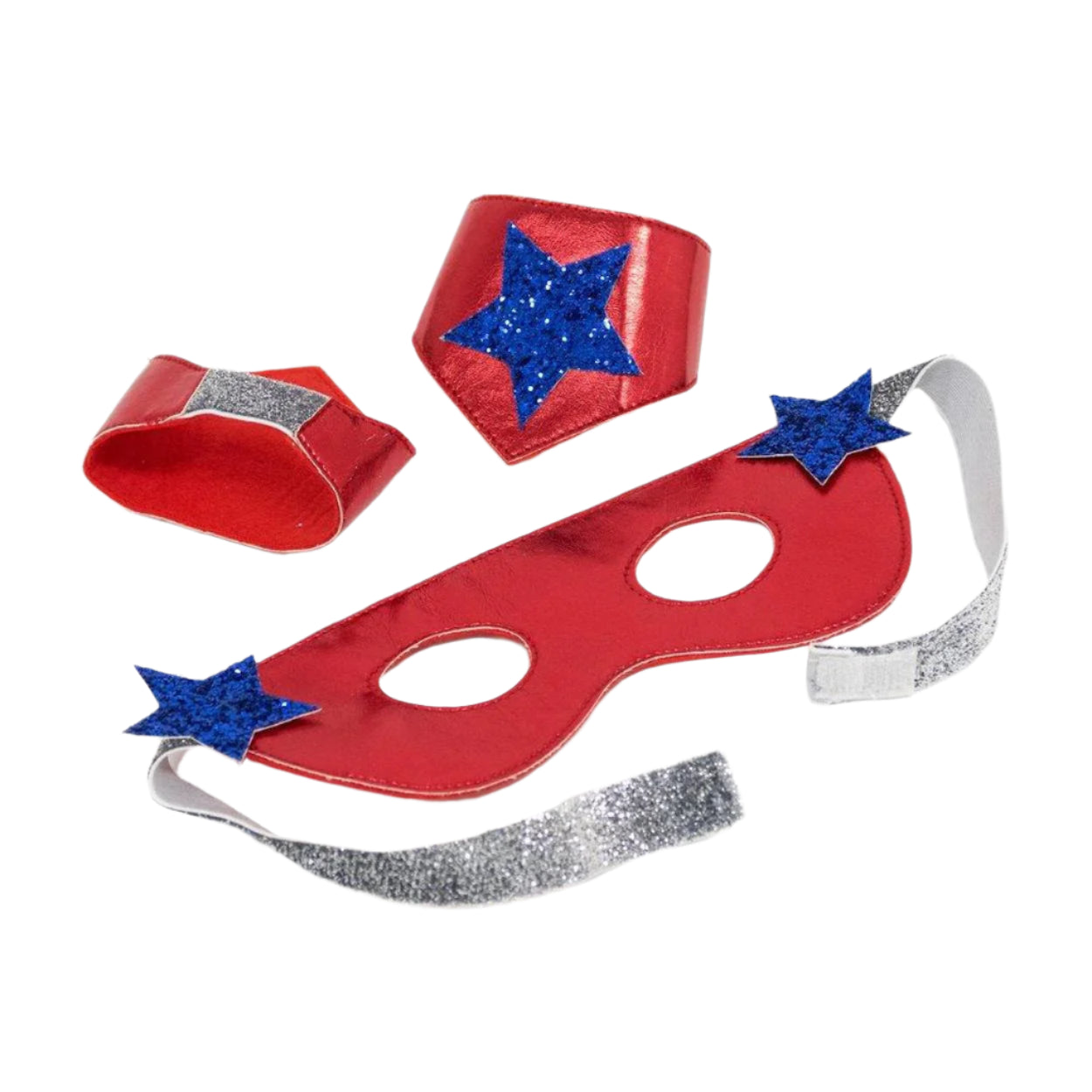 Kid's costume Blue Superhero Meri Meri Costume Set 3-6 years