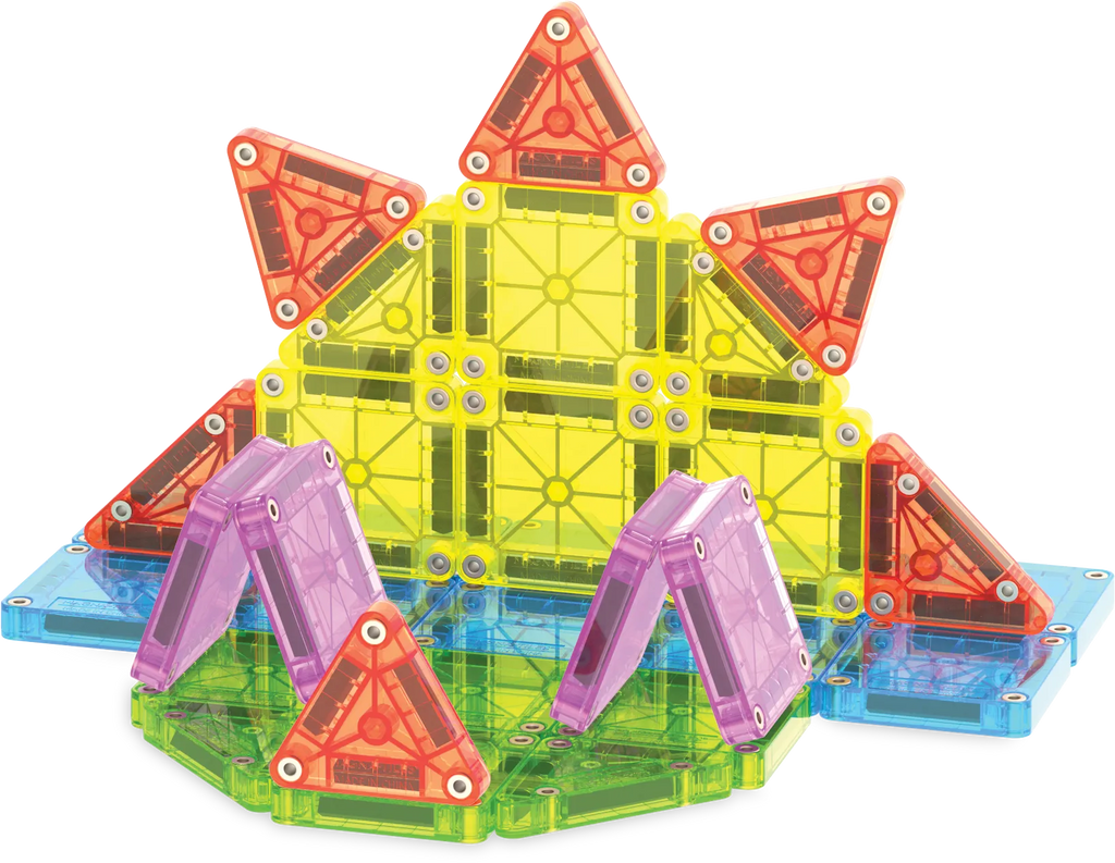 Παιδικό μαγνητικό παιχνίδι microMAGS Travel Set Deluxe 55 Κομμάτια 3ετών+ Magna-Tiles