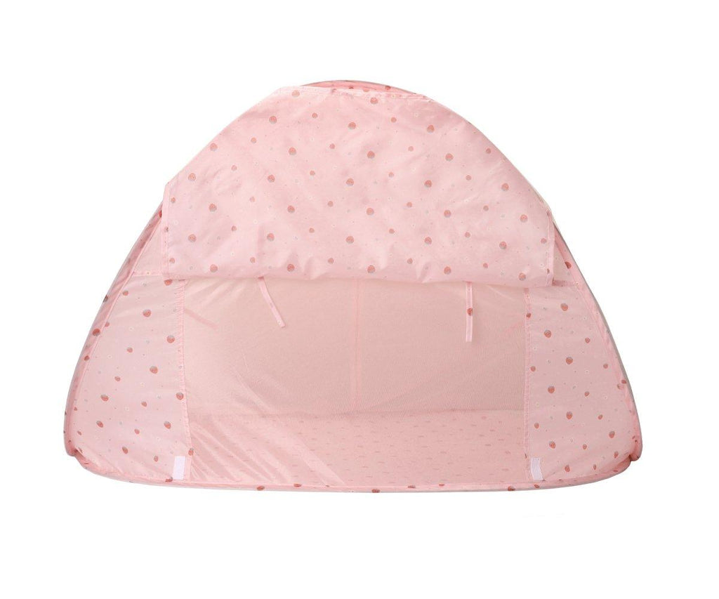 Παιδική Mini σκηνή παραλίας pop-up με τούλι 90x90εκ. Strawberries 10Μ+ Monnëka