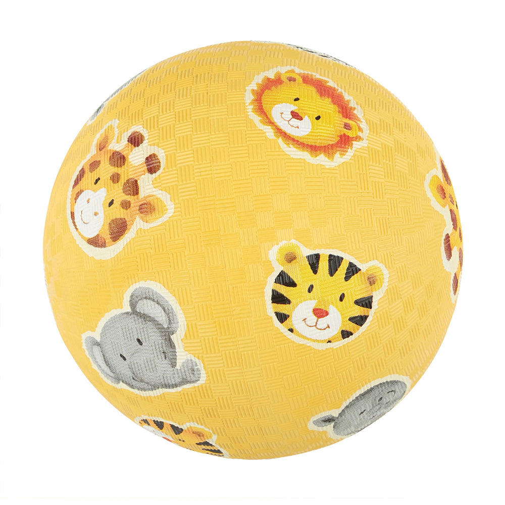 Παιδική μπάλα από 100% φυσικό καουτσούκ "Ζωολογικός κήπος " 17cm  12+ μηνών Sigikid