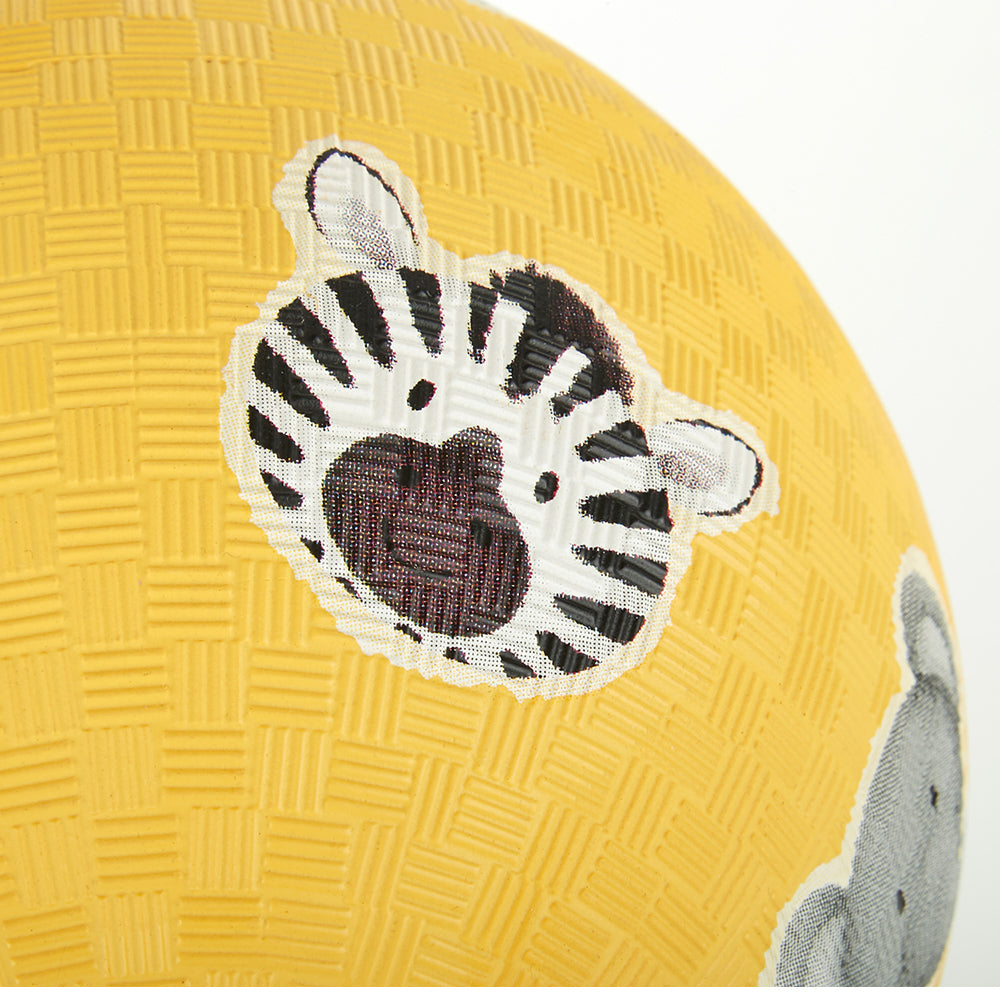 Παιδική μπάλα από 100% φυσικό καουτσούκ "Ζωολογικός κήπος " 17cm  12+ μηνών Sigikid