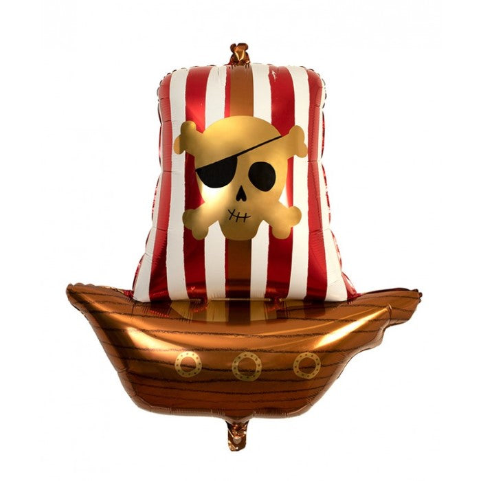 Pirate ship foil balloon 86.4cm Meri Meri