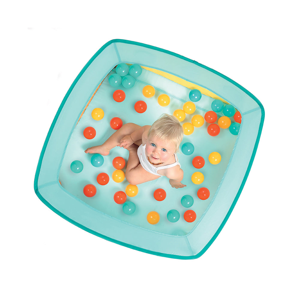 Παιδική μπαλοπισίνα pop-up με 40 μπαλάκια Ζούγκλα 0-4 ετών 80x80x30cm Ludi
