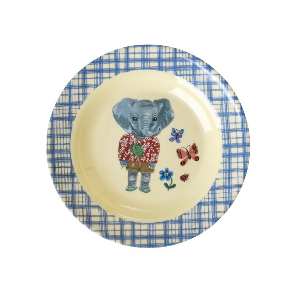 Παιδικό μπολ μελαμίνης Nathalie Lété  Blue Rice