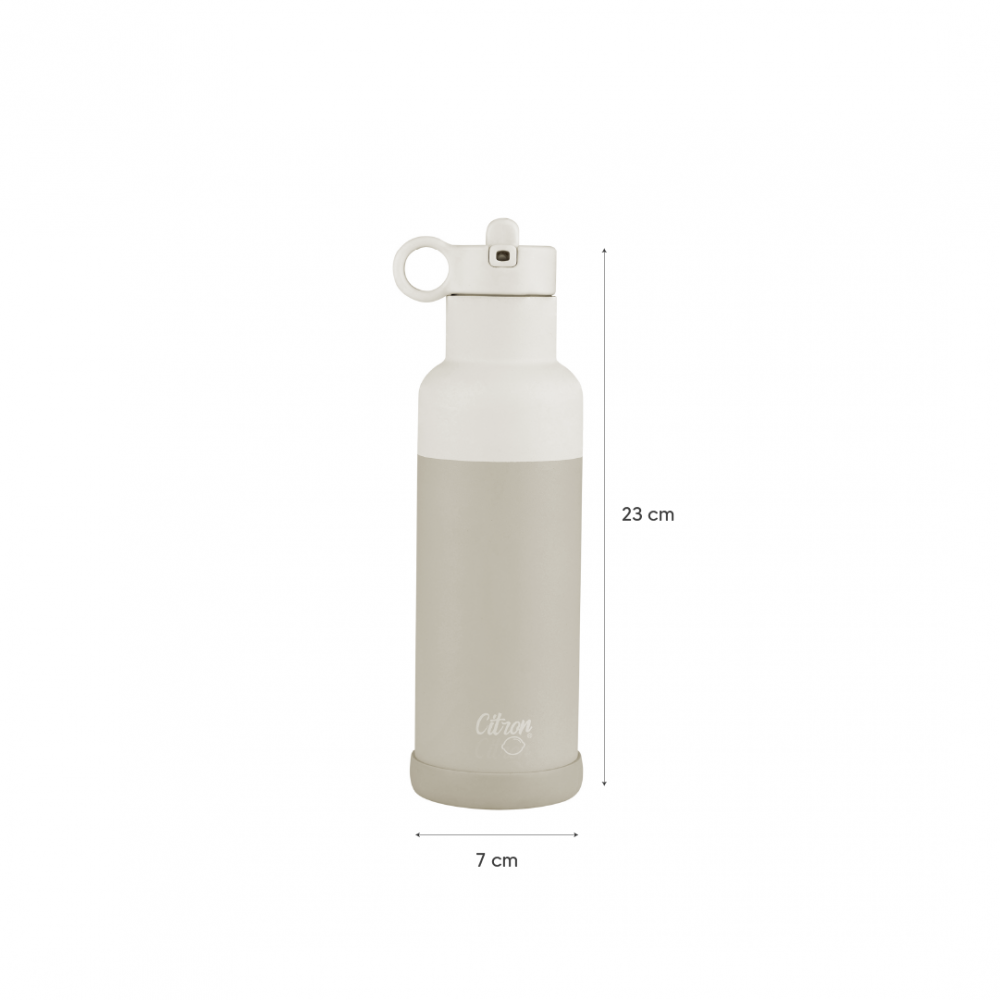 Stainless Steel Dusty Blue Water Bottle 500ML