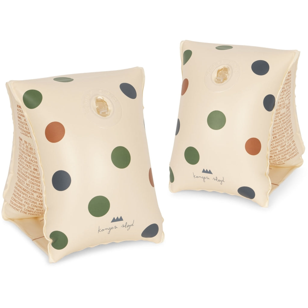 Παιδικά μπρατσάκια θαλάσσης πουά Dot forest 3-6 ετών  Konges Slojd