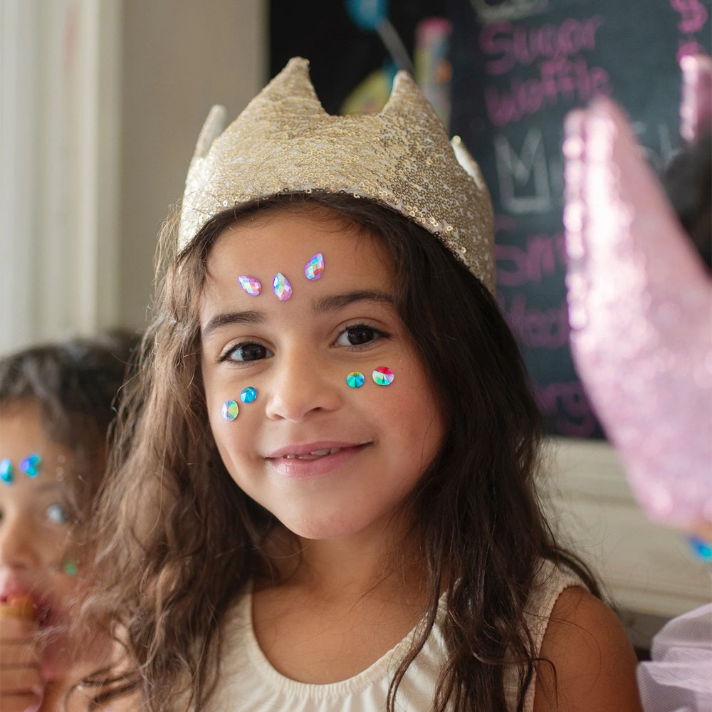 Παιδικά Αυτοκόλλητα προσώπου Κρύσταλλοι 36τμχ  +3 ετών Great Pretenders