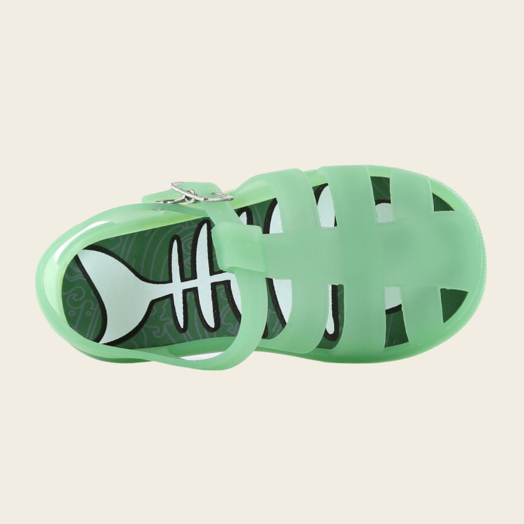 Παιδικά σανδάλια Go banana's Green Fishbone 26-28 Shoesme
