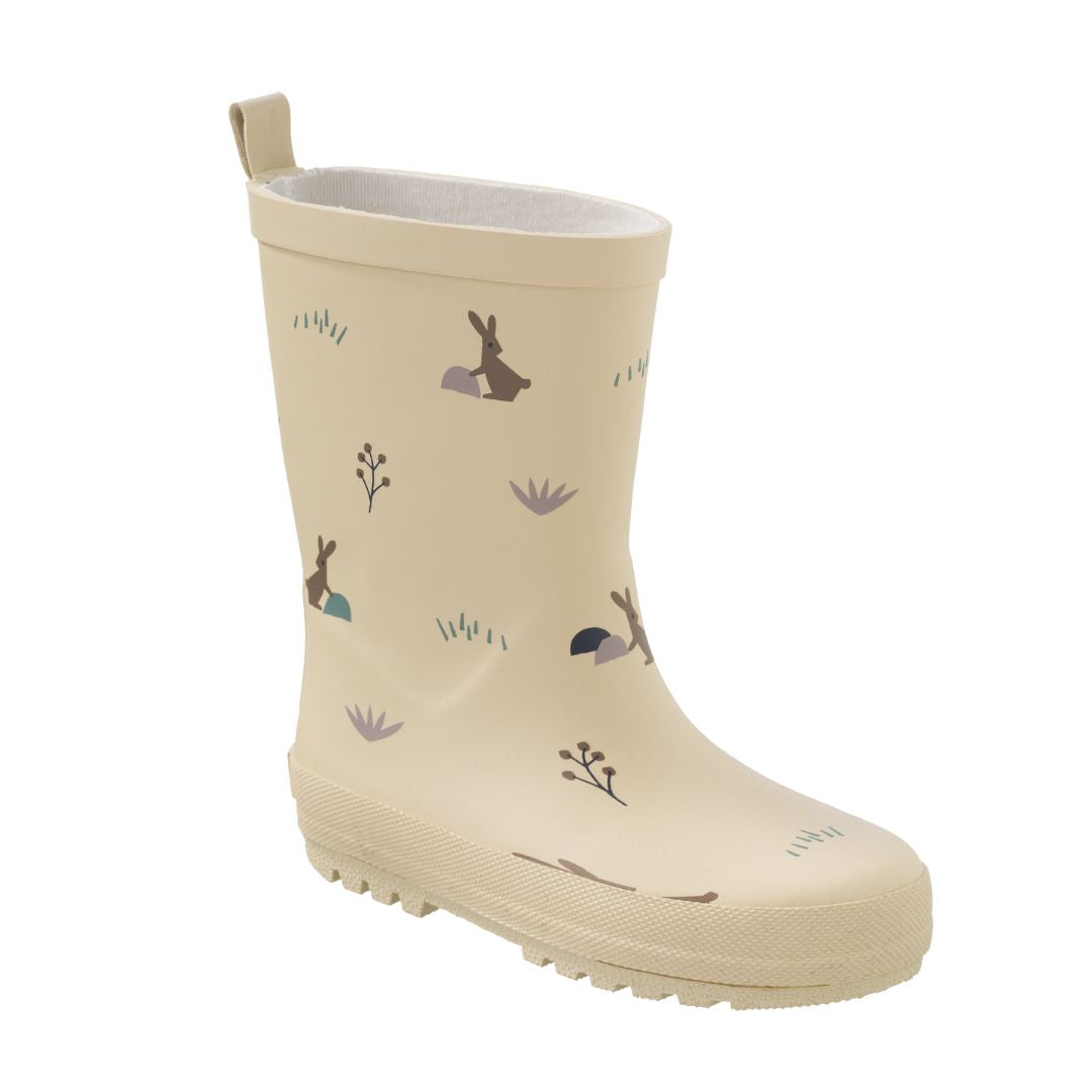 Παιδικές γαλότσες από 100% φυσικό καουτσούκ (Νο 21-31)- Rabbit Sandshell Fresk