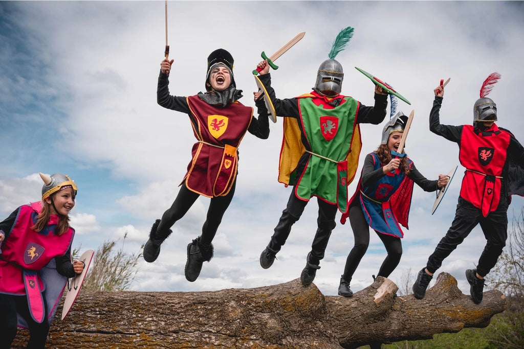 Μεσαιωνικό Παιδικό Κράνος Bascinet Μεταμφίεσης 4-12 χρονών