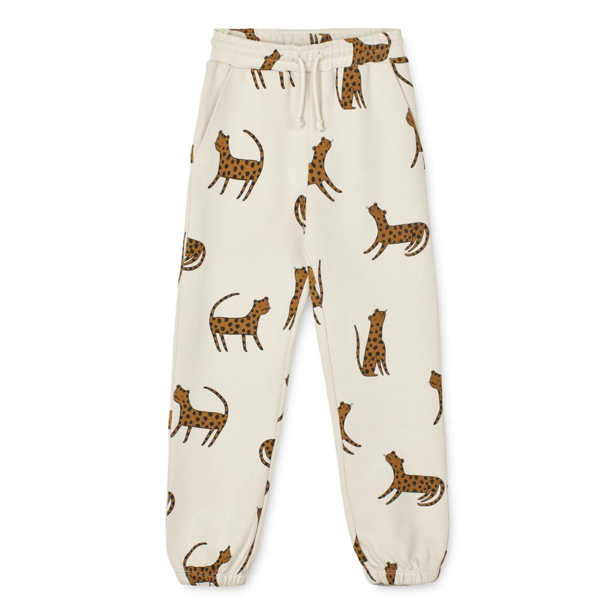 Children's sweat pants made of 100% organic cotton inga Leopard/Sandy 6M-10Y - Liewood