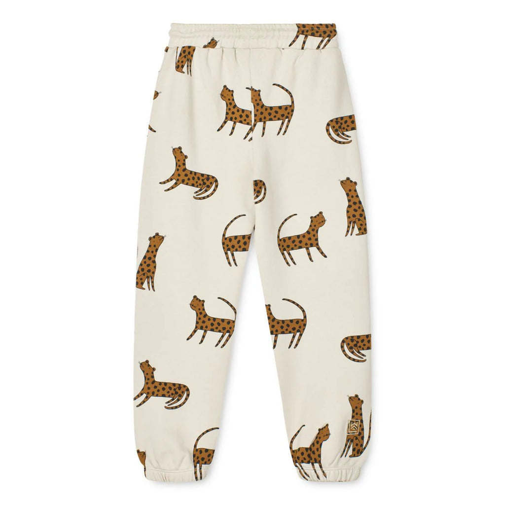 Children's sweat pants made of 100% organic cotton inga Leopard/Sandy 6M-10Y - Liewood