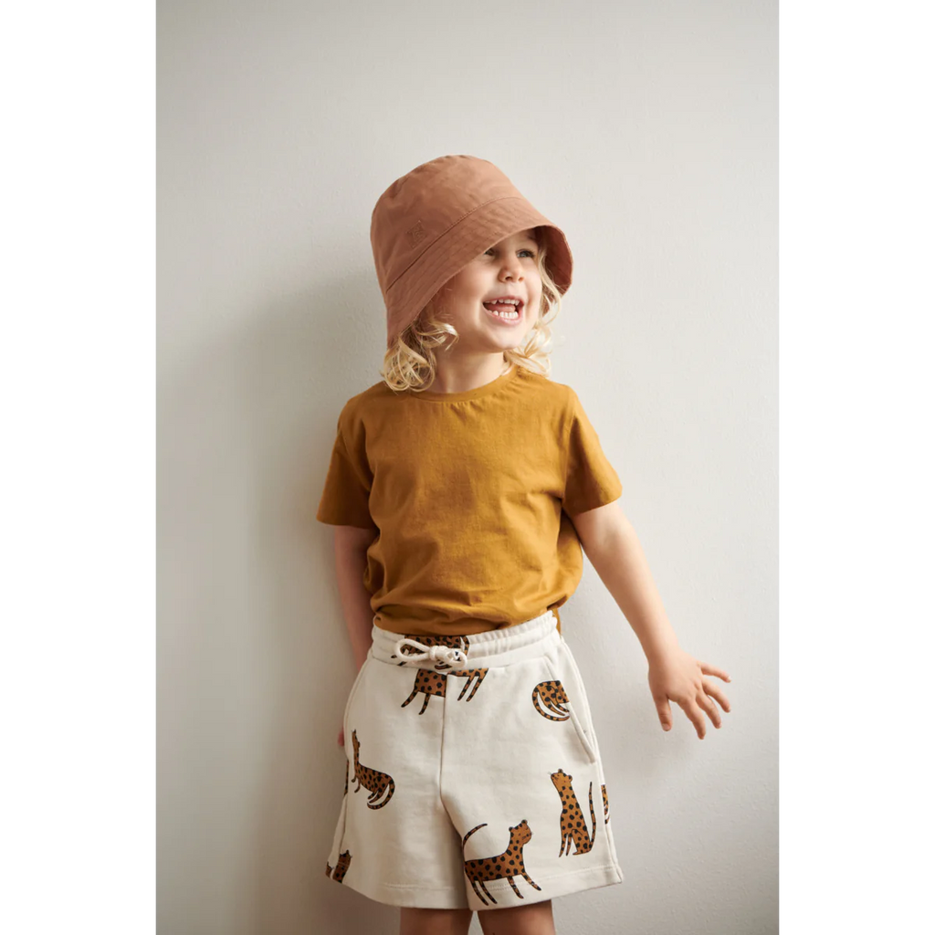 Gram Printed Sweatshorts - Leopard/Sandy  3M-10Y - Liewood