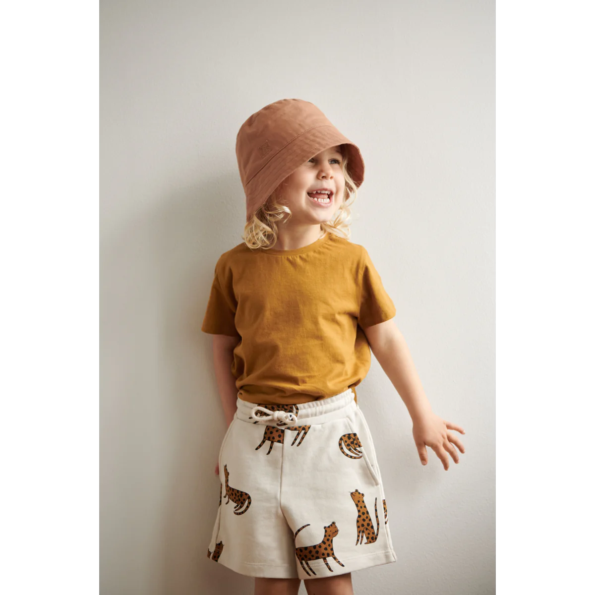 Gram Printed Sweatshorts - Leopard/Sandy  3M-10Y - Liewood