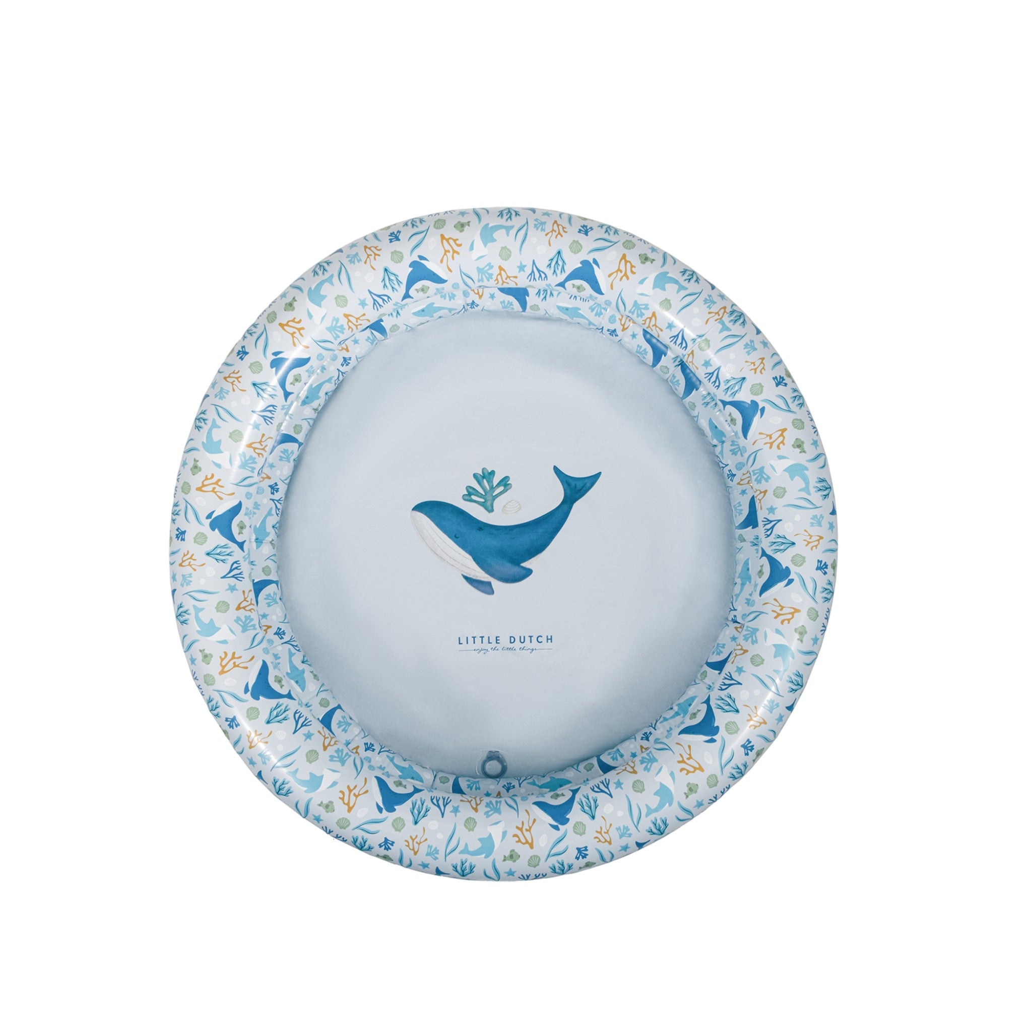 Παιδική φουσκωτή πισίνα Ocean Dreams Μπλε 2ετών+ 80cm Little Dutch