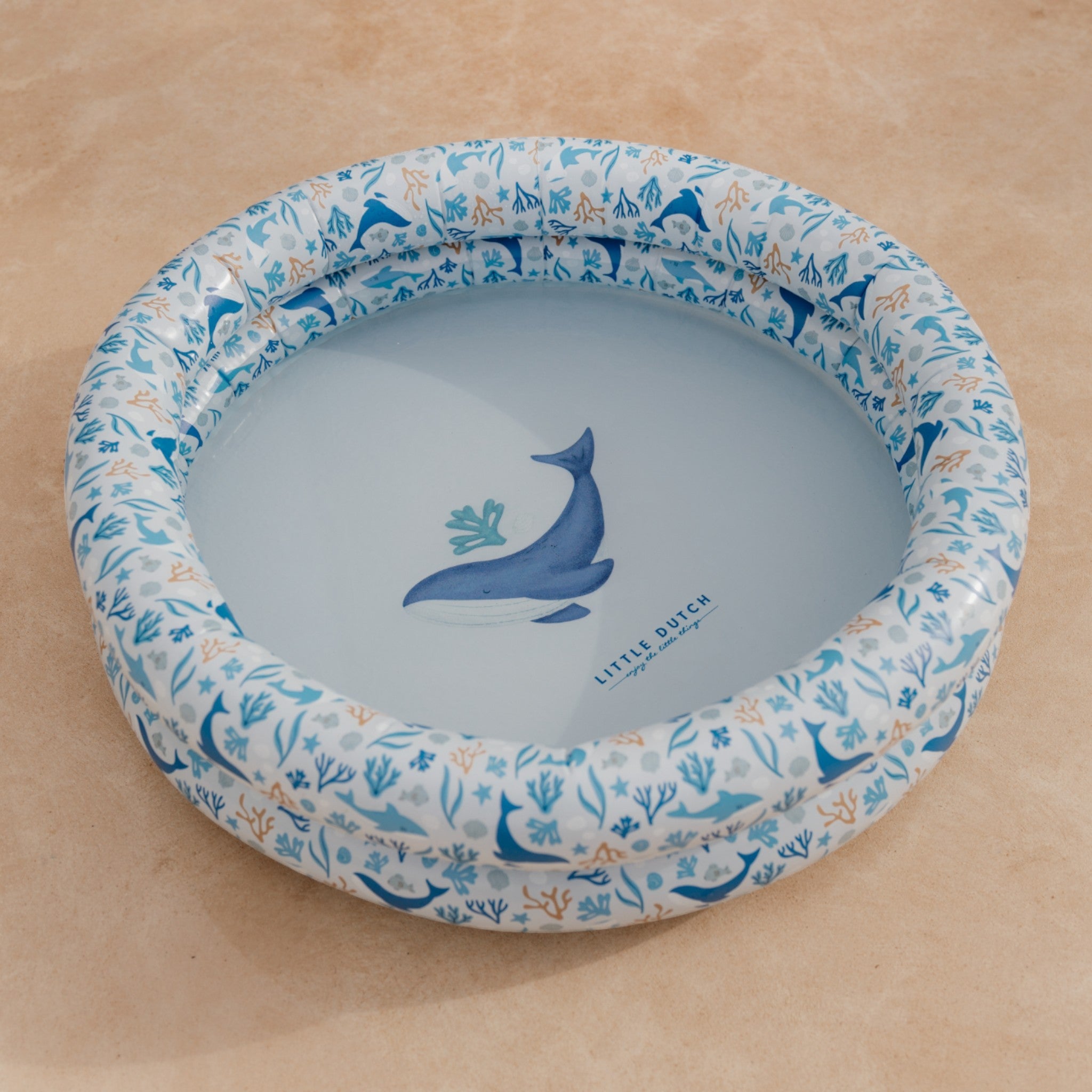 Παιδική φουσκωτή πισίνα Ocean Dreams Μπλε 2ετών+ 80cm Little Dutch