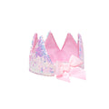 Great Pretenders Kid's fabric crown with bow and sequins 3Y+