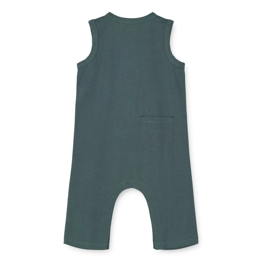 Nemuro Whale Blue 100% Organic Cotton Children's Jumpsuit 3M-10Y - Liewood