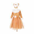 Παιδική στολή φόρεμα και στέκα Τίγρη 3-10 ετών
