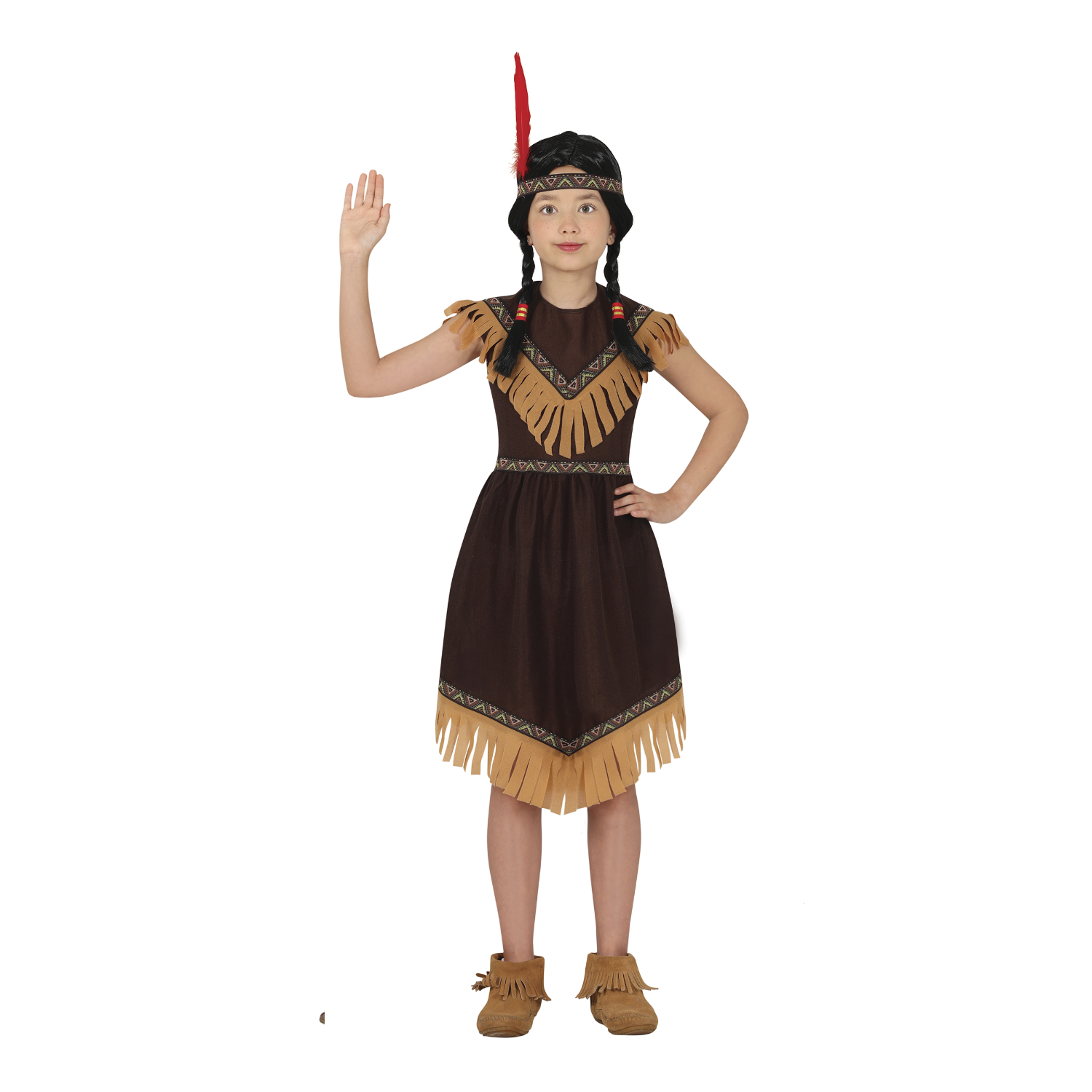 Παιδική στολή Ινδιάνας με μπαντάνα 3-9 ετών