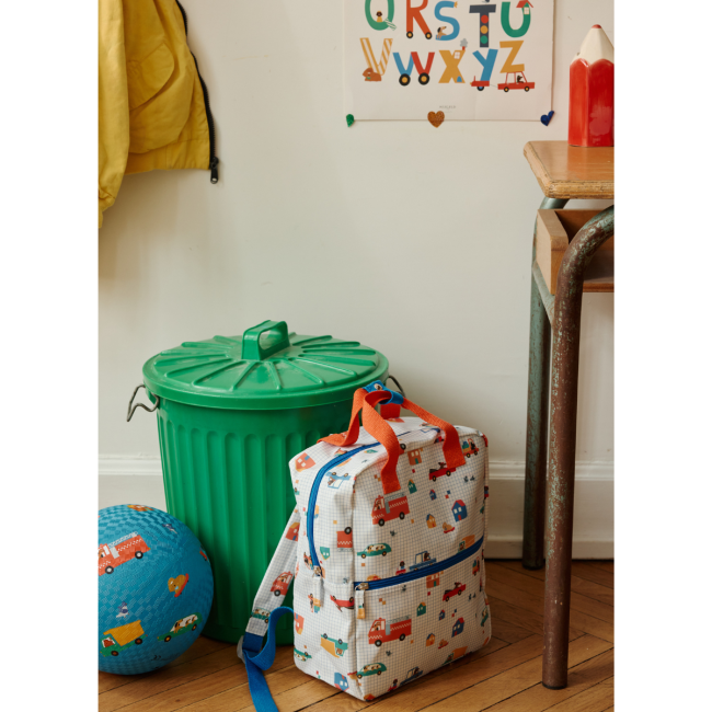 Παιδικό σακίδιο πλάτης Αυτοκινητάκια 28x30x10cm