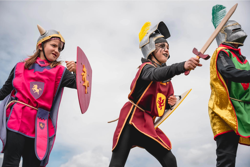 Παιδικό Μεσαιωνικό Κράνος Νορμανδού με Κέρατα