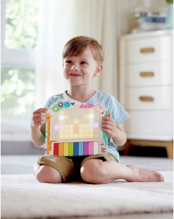 Παιδικό παιχνίδι ξύλινο πιάνο pixel Hape Early Melodies 12μηνών+