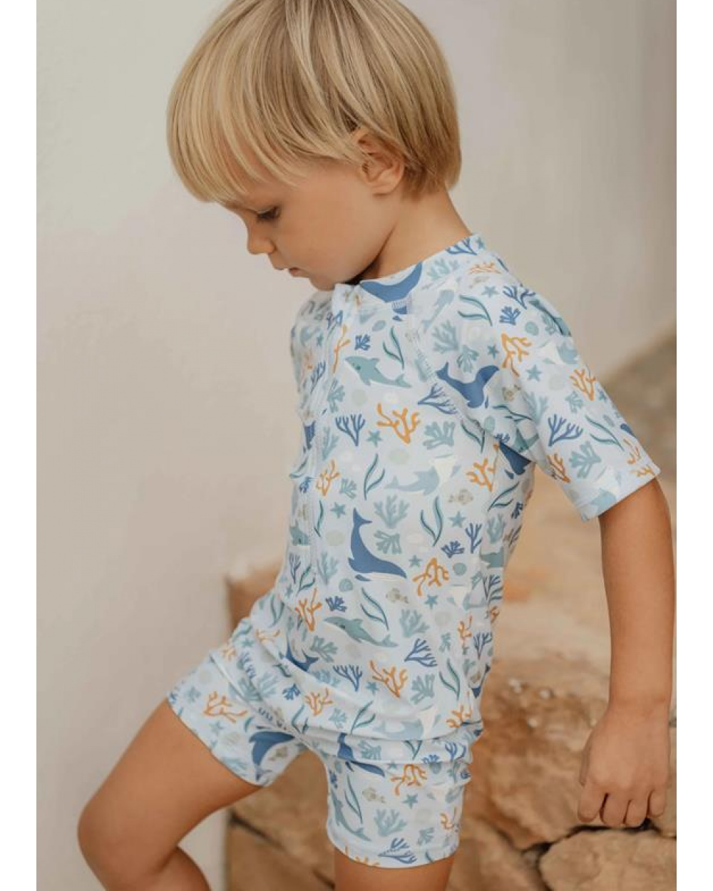 Swim pants Ocean Dreams Blue 9M-4Years Little Dutch