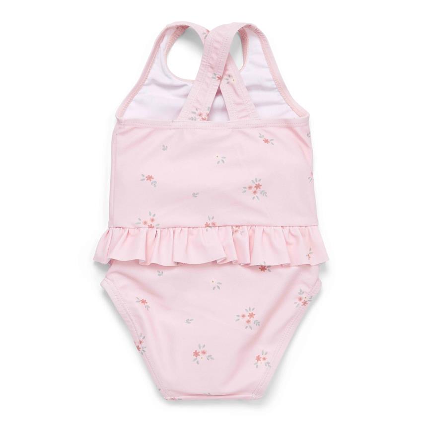 Kid's one-piece swimsuit with UV50 protection Rosy Meadows 9M-4Y Little Dutch
