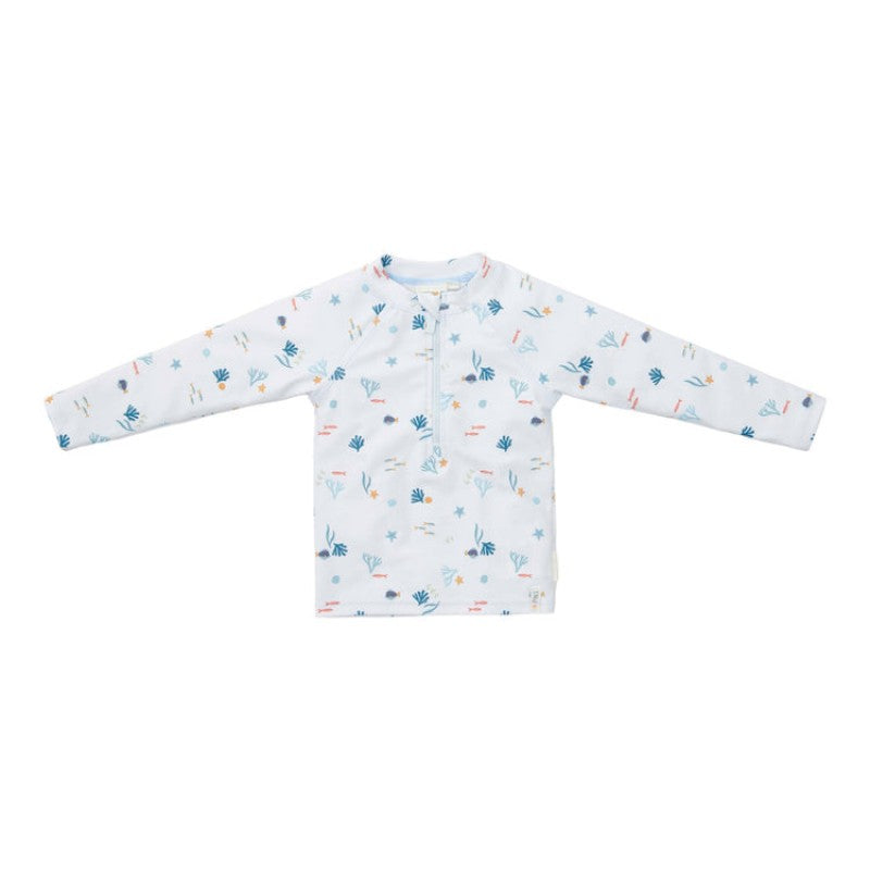 Swim t-shirt long sleeve +UV Ocean Treasures 9M-4Y Little Dutch