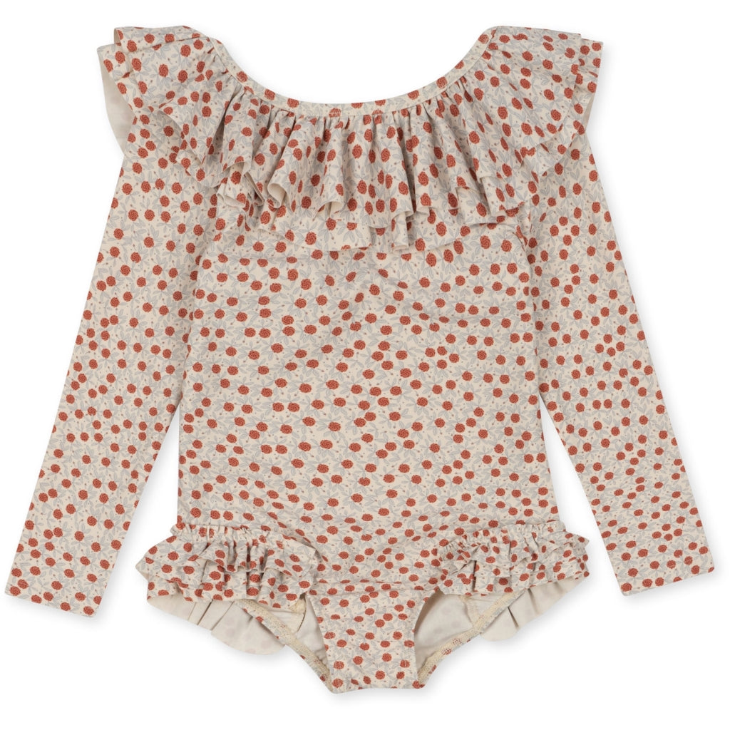Kid's long-sleeved swimsuit Mimi Fleur 6M-2Y - Konges Slojd