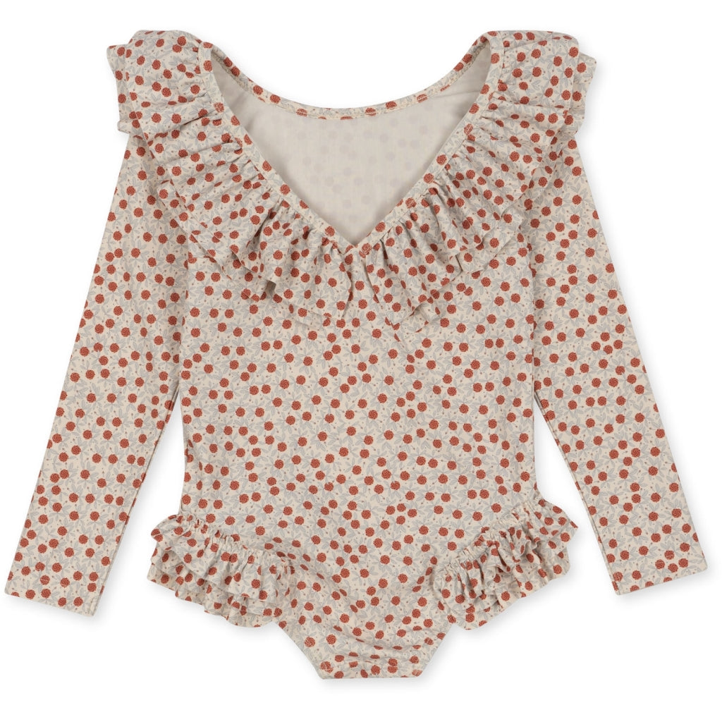 Kid's long-sleeved swimsuit Mimi Fleur 6M-2Y - Konges Slojd