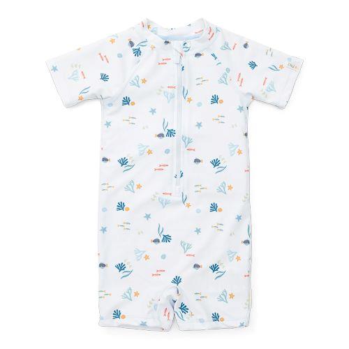 Kid's one-piece swimsuit with UV50 protection Ocean Treasures- 9M-4Y Little Dutch