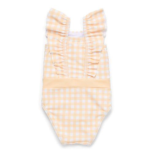 Kid's one-piece swimsuit with UV50 protection Sunshine Checks 9M-4Y Little Dutch