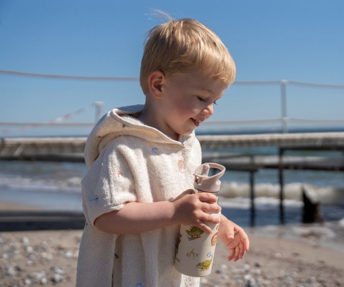 Stainless steel water bottle -  Dino Beach 350ml Filibabba