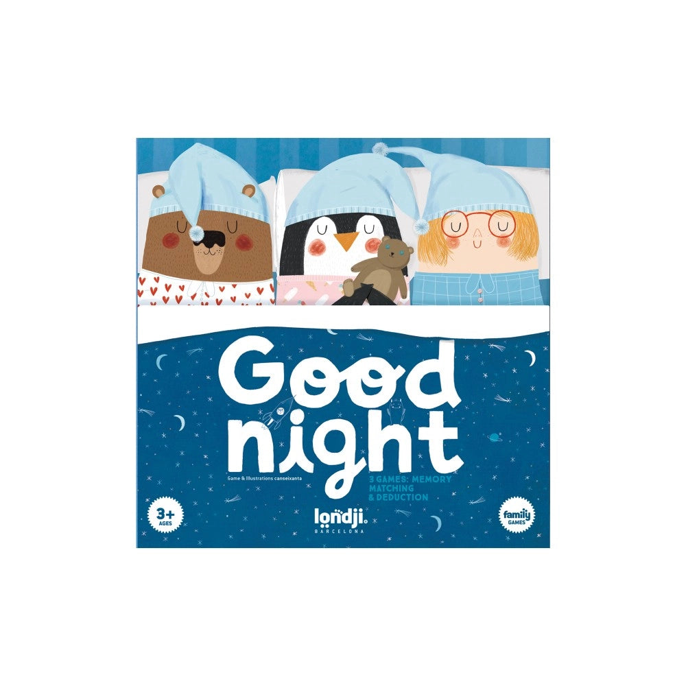 Kid's board gameGood Night - 3 Games, Memory, Matching and Deduction 3Y+ Londji