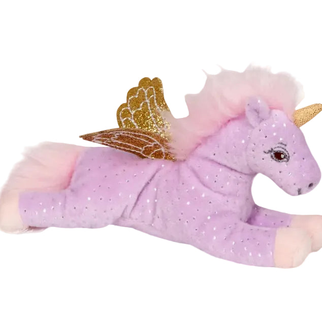 Children's toy plush unicorn lilac with glitter unicorn paradise 4+ years