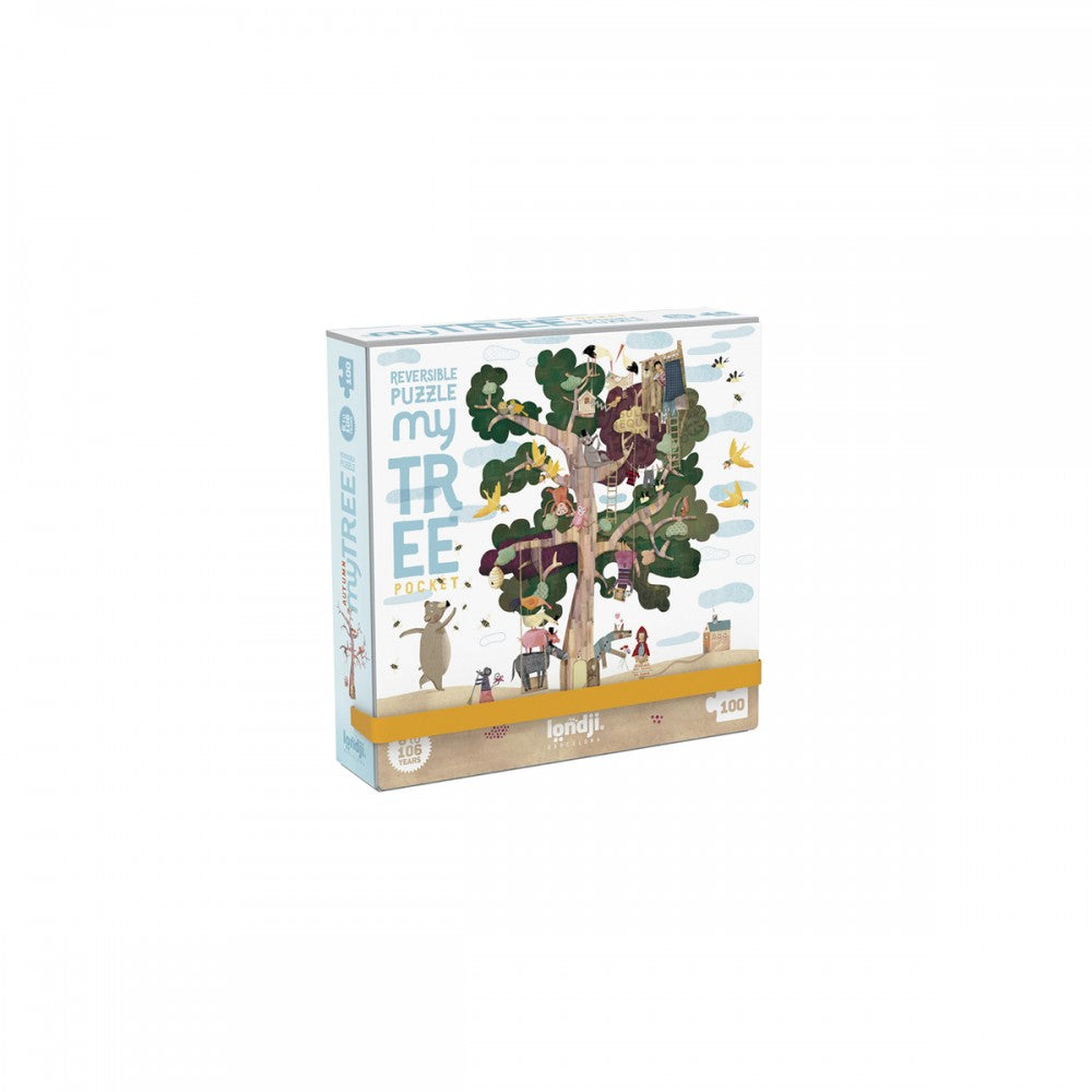 My Tree - 100 Pcs - Reversible Pocket Puzzle +6 years Londji