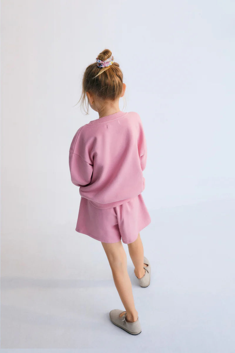 Kid's pink short Mykonos 3-14Y The New Society