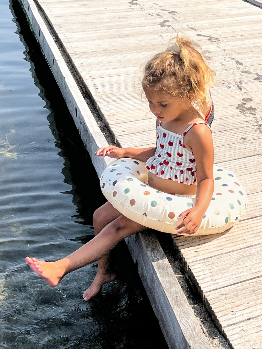 Junior swim ring - Dot forest 3+years Konges Slojd