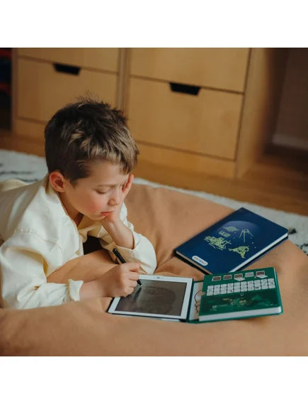 Παιδικό Tablet ζωγραφικής με οθόνη LCD (30 κάρτες) +4 ετών - Animals Around The World KIDYWOLF