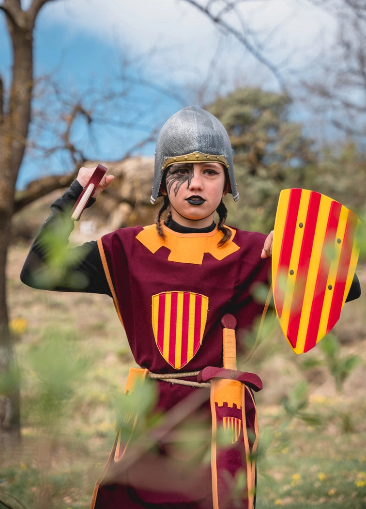 Μεσαιωνικό Παιδικό Κράνος Bascinet Μεταμφίεσης 4-12 χρονών